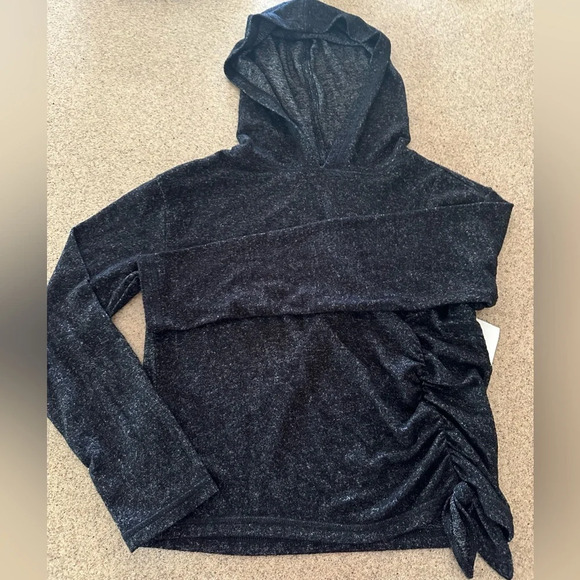 ZELLA Hooded Black Gray Small Long Sleeves Small Active Wear BNWT - Picture 1 of 9
